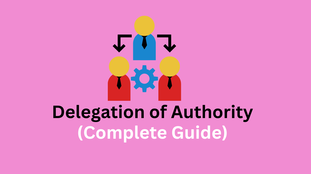 delegation of authority